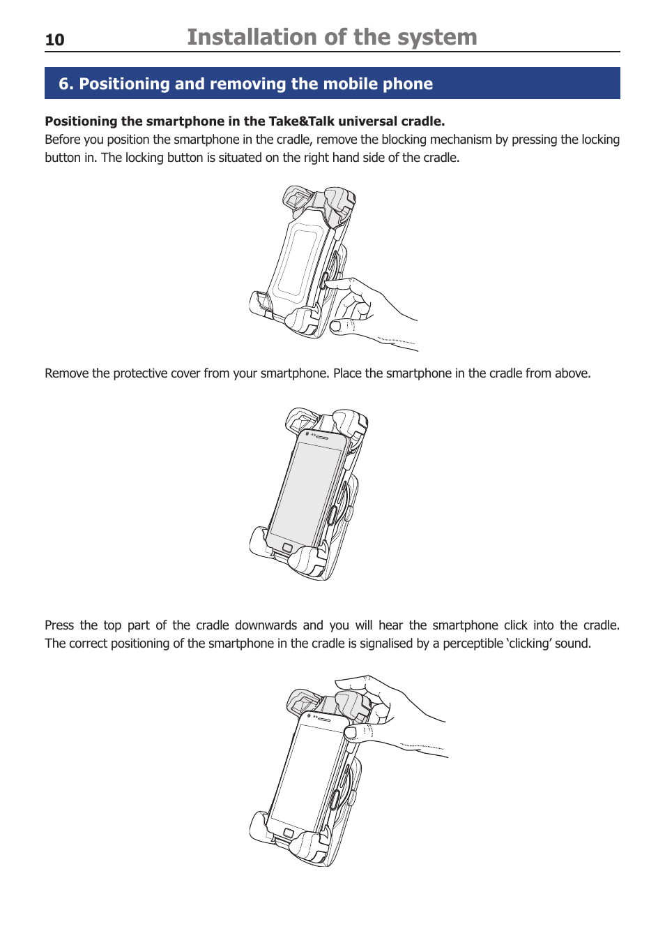 Installation of the system | BURY UNI Take&Talk universal User Manual | Page 12 / 24