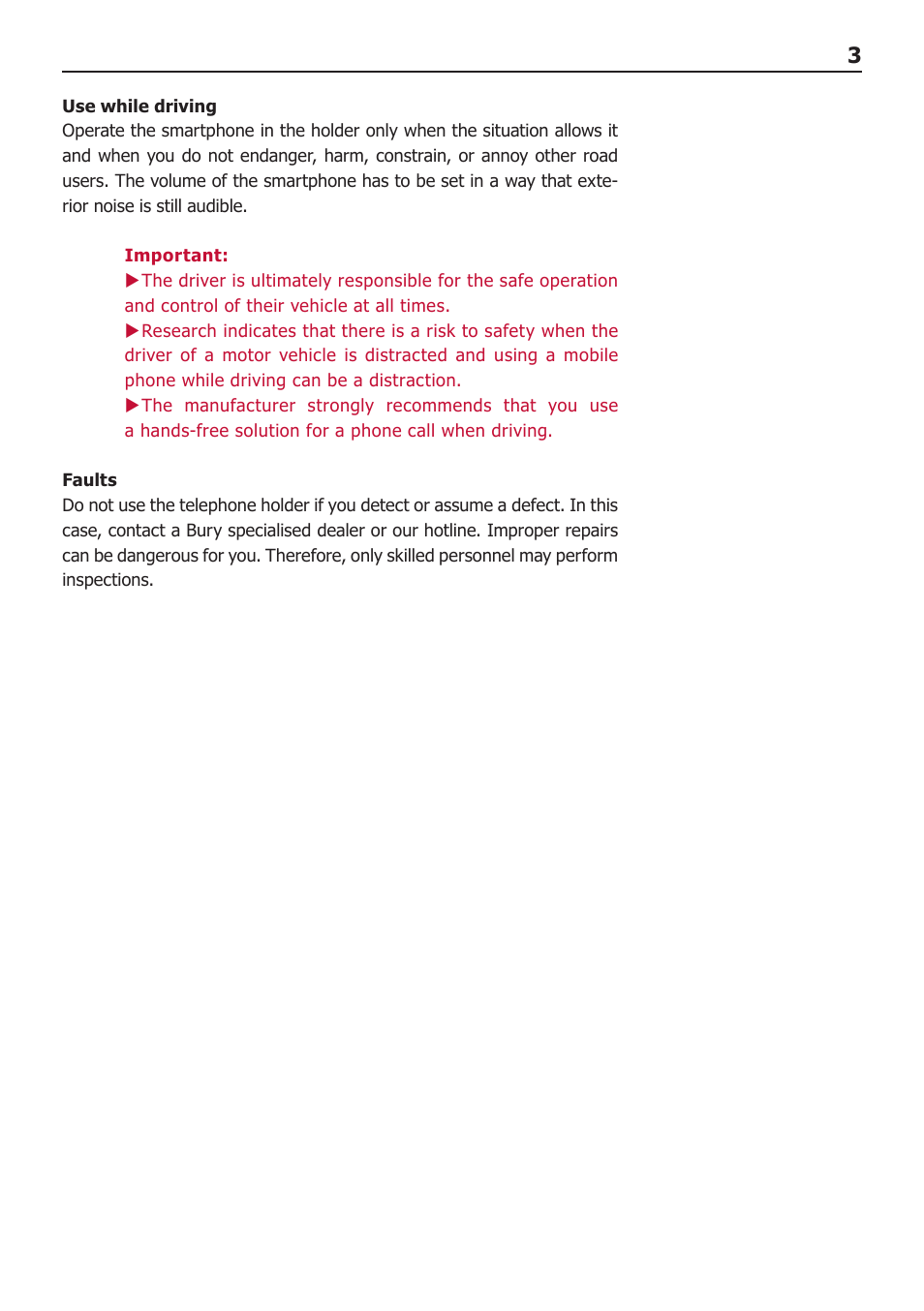 BURY UNI Take&Talk universal User Manual | Page 5 / 24