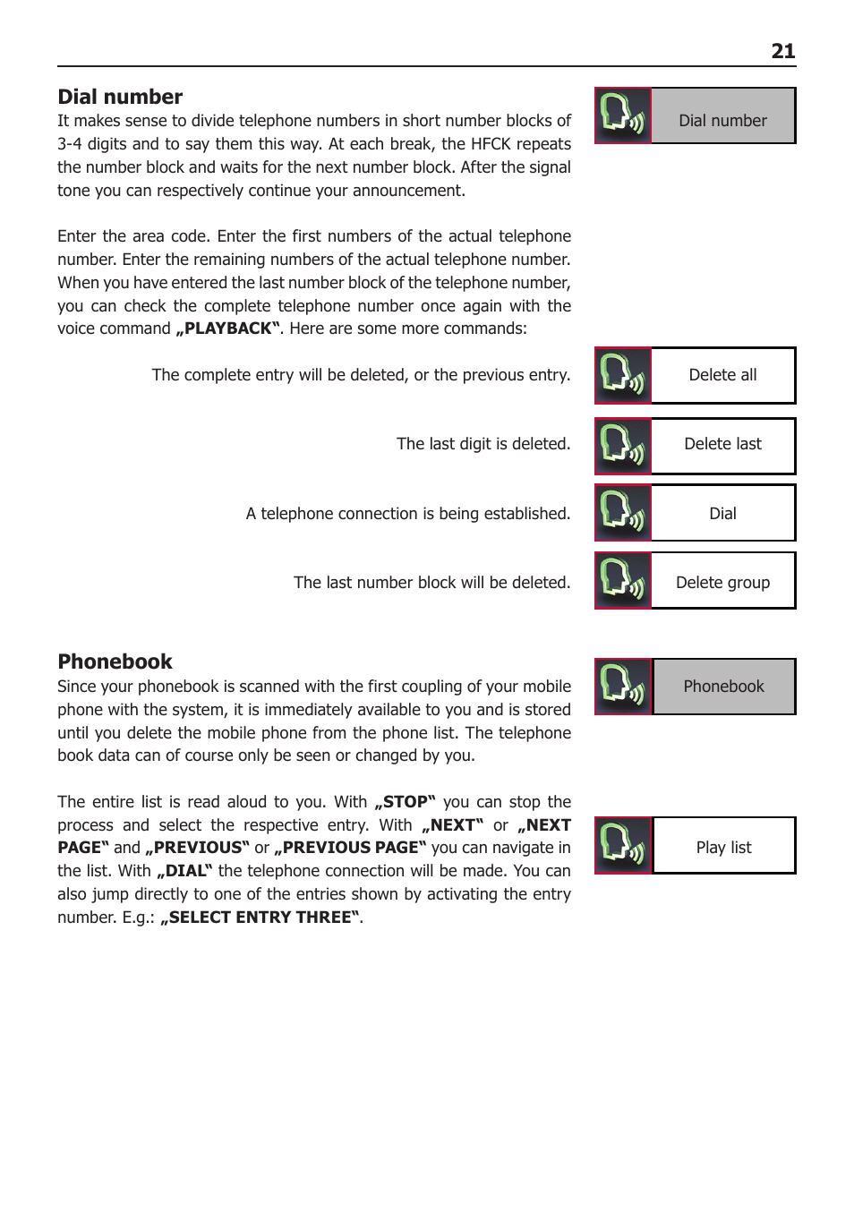 BURY CC 9060 Music USER Manual User Manual | Page 21 / 44