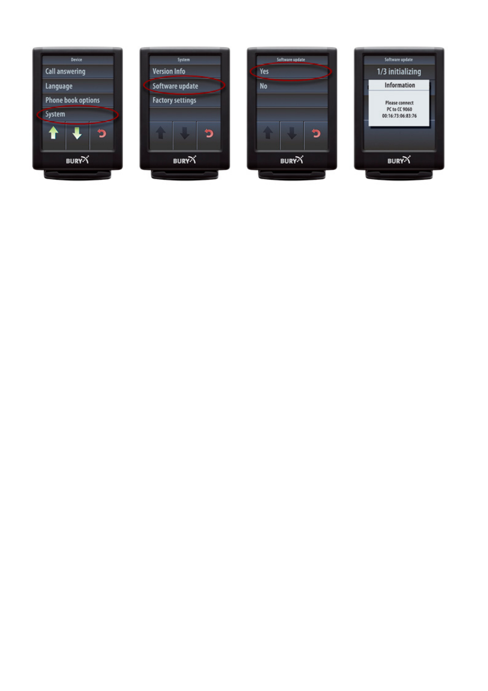 BURY AD9060 Update guide with MS Windows Software User Manual | Page 2 / 19