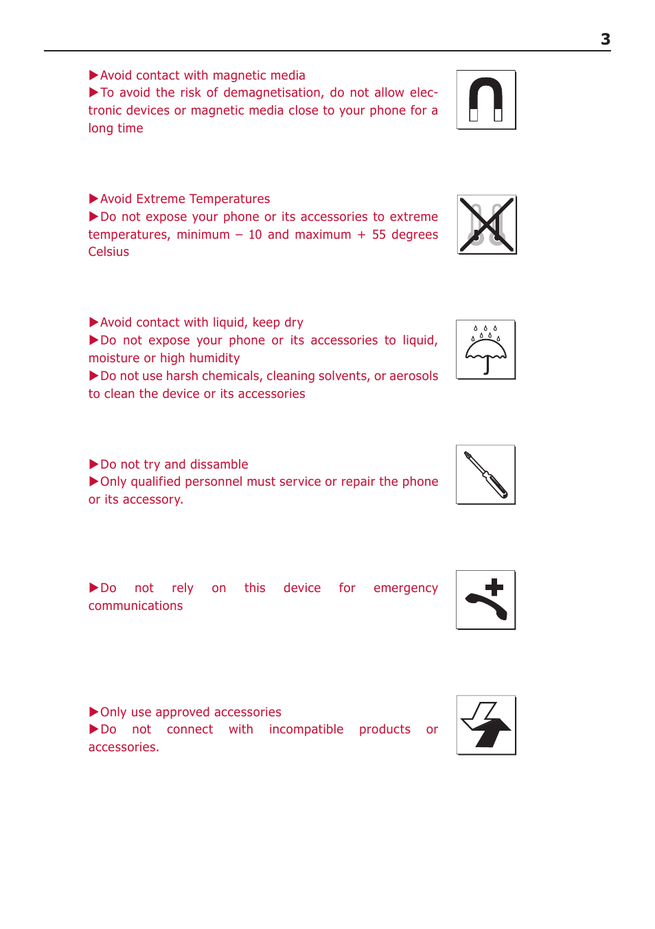BURY CP 1000 CarPhone USER Manual User Manual | Page 3 / 32