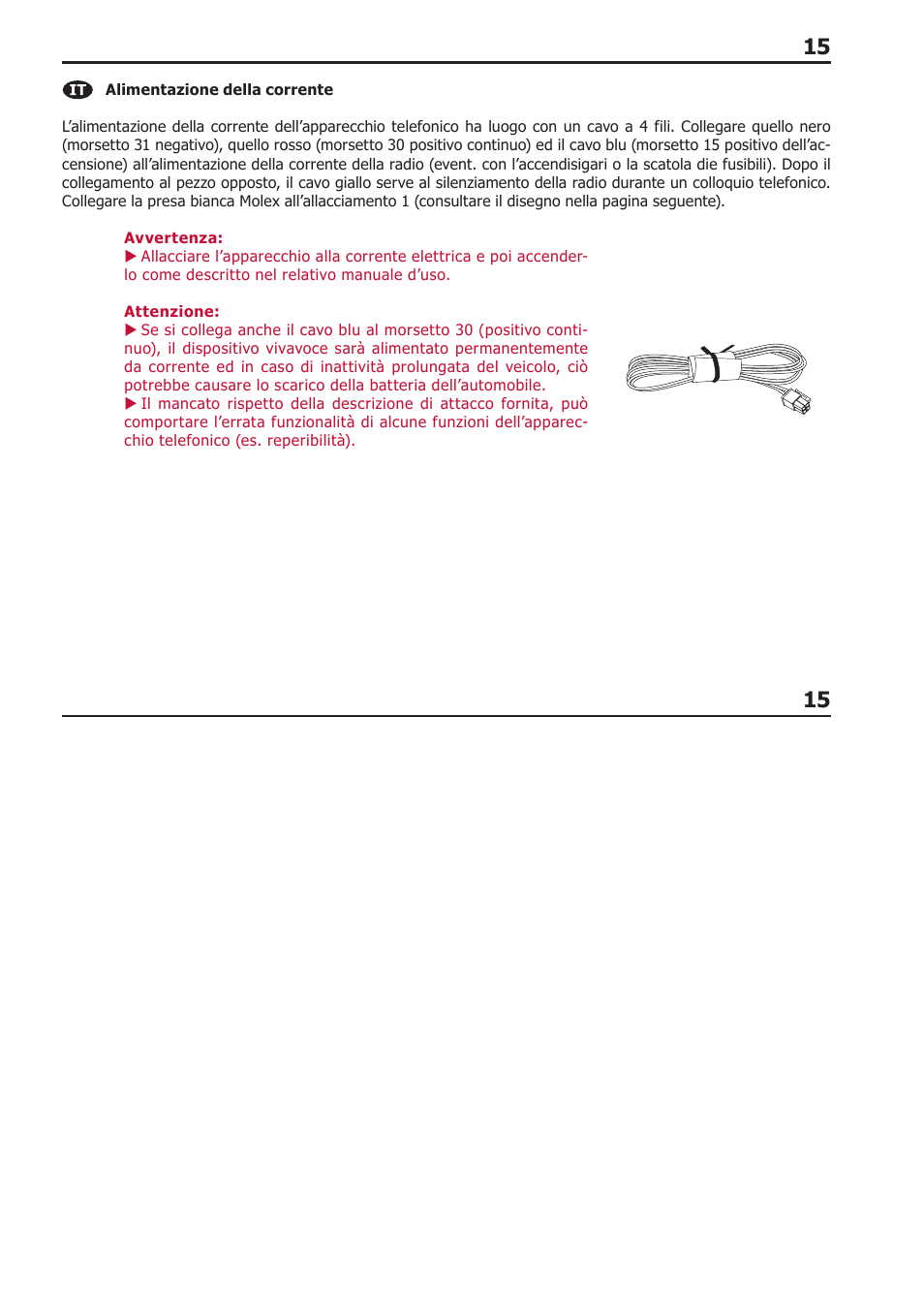 BURY CP 1000 CarPhone USER Manual User Manual | Page 15 / 30