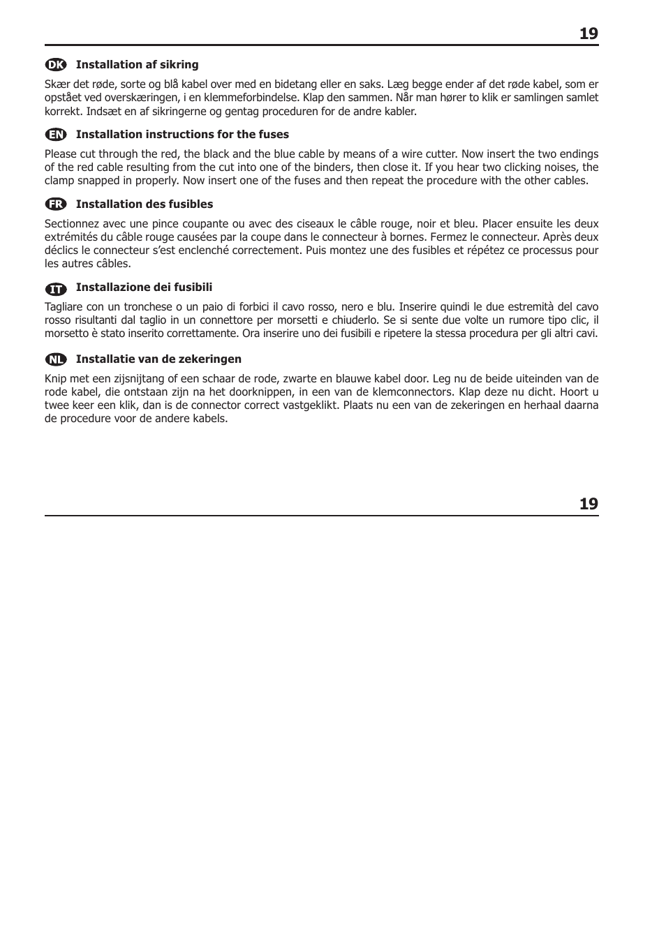 BURY CP 1000 CarPhone USER Manual User Manual | Page 19 / 30