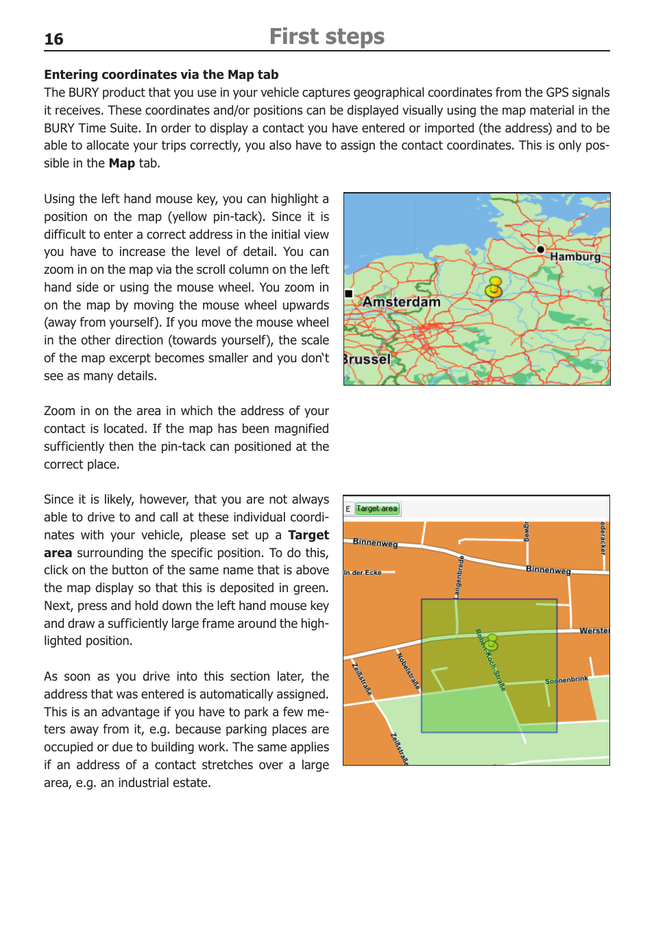 First steps | BURY Time Suite User Manual | Page 16 / 32