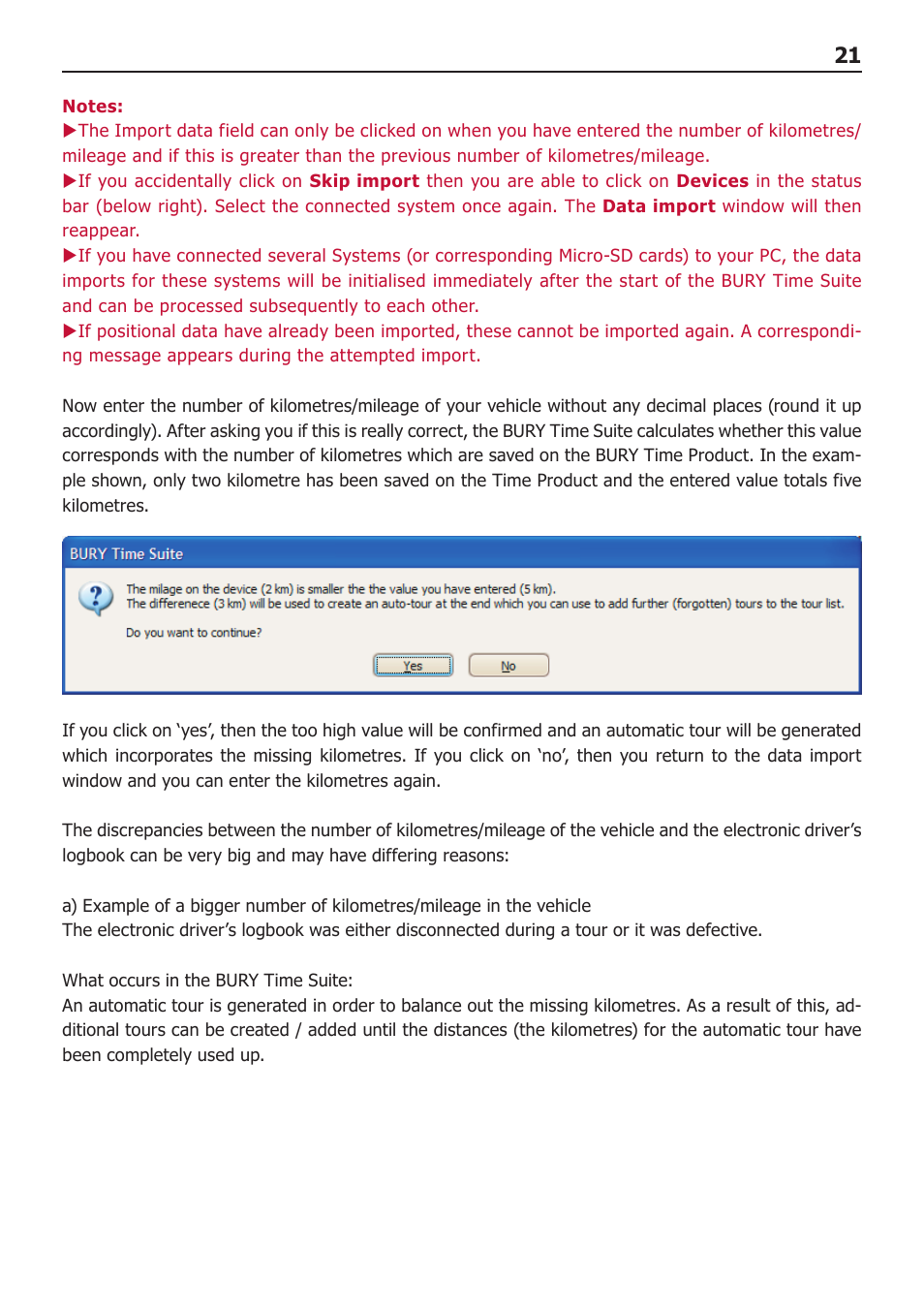 BURY Time Suite User Manual | Page 21 / 32