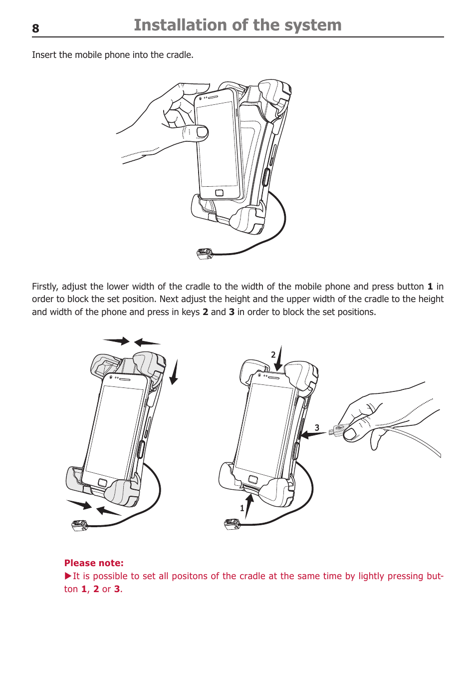 Installation of the system | BURY ChargingCradle Universal User Manual | Page 10 / 22