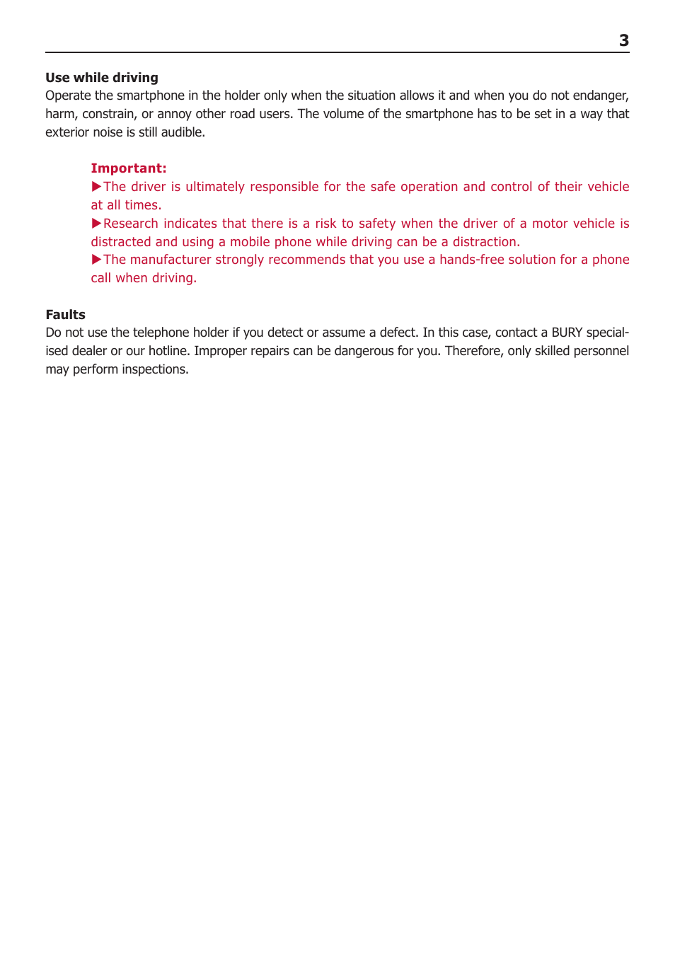 BURY ChargingCradle Universal User Manual | Page 5 / 22