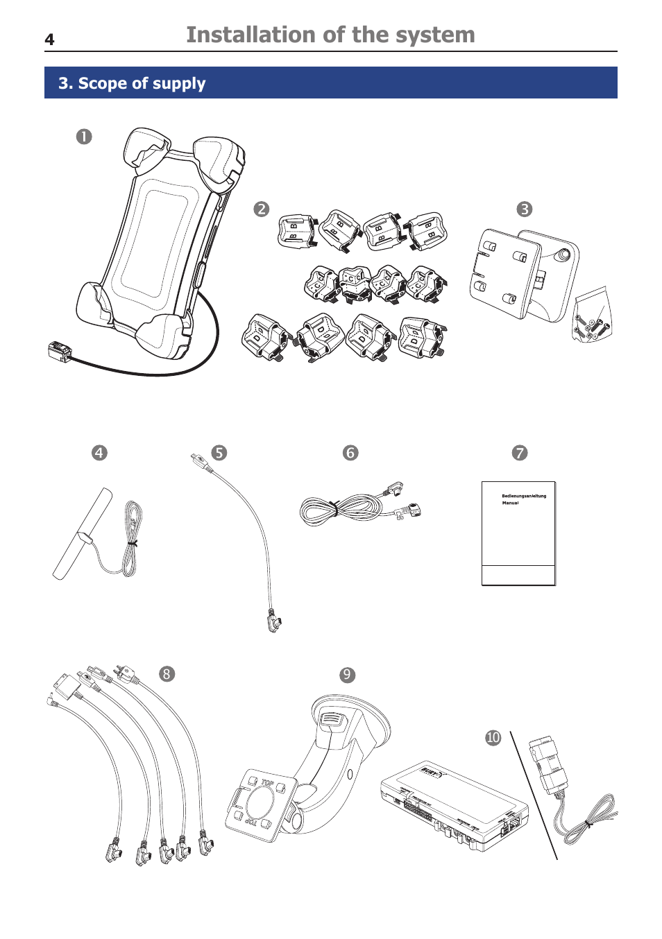 Installation of the system | BURY ChargingCradle Universal User Manual | Page 6 / 22