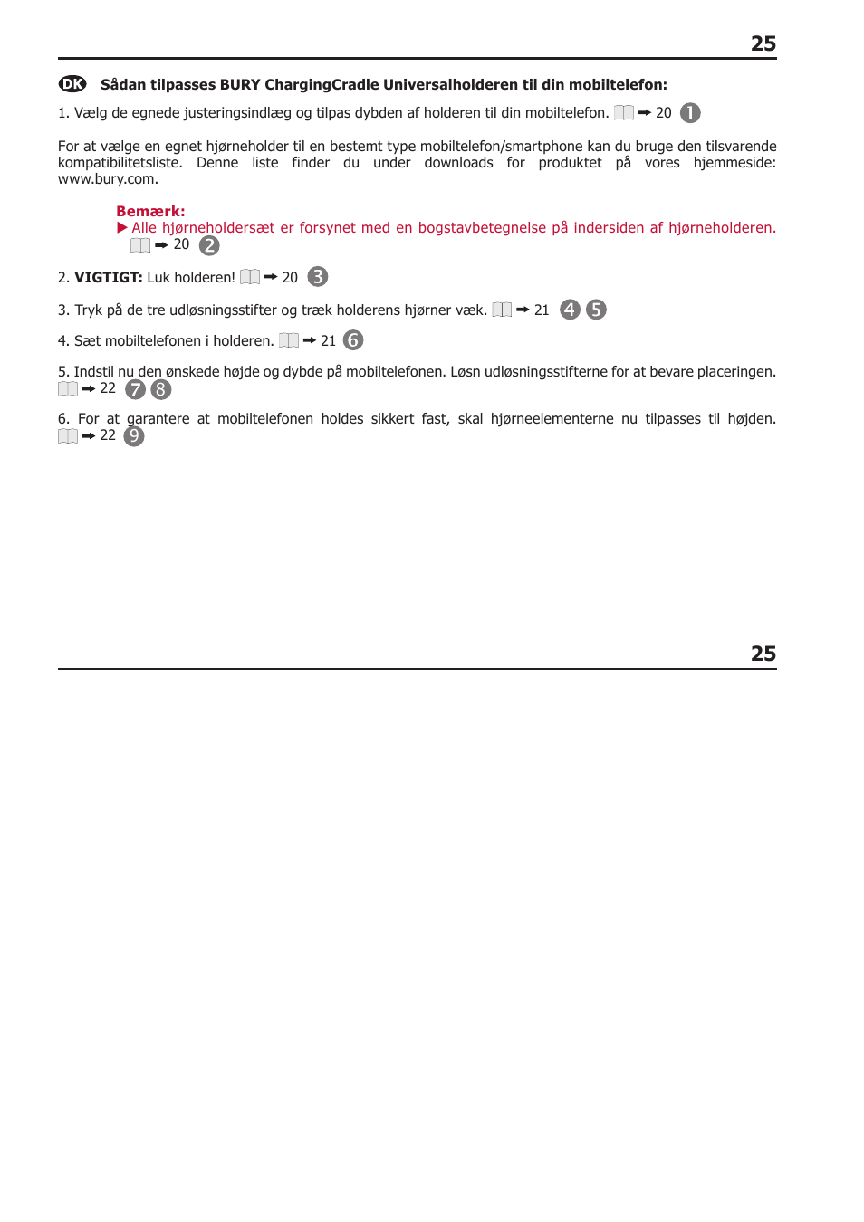BURY CC 9068 APP USER Manual User Manual | Page 25 / 65