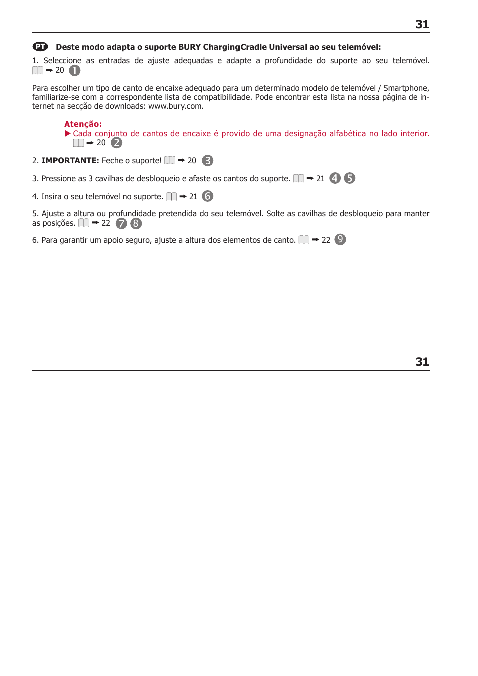 BURY CC 9068 APP USER Manual User Manual | Page 31 / 65