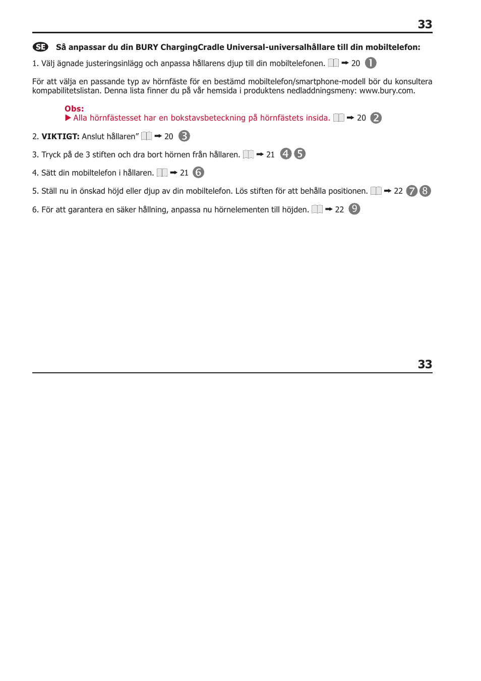 BURY CC 9068 APP USER Manual User Manual | Page 33 / 65