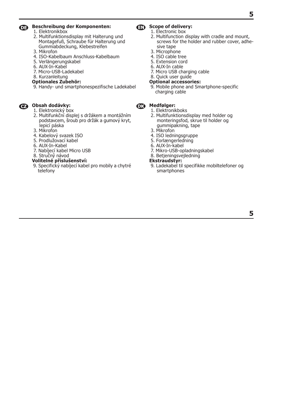 BURY CC 9068 APP USER Manual User Manual | Page 5 / 65