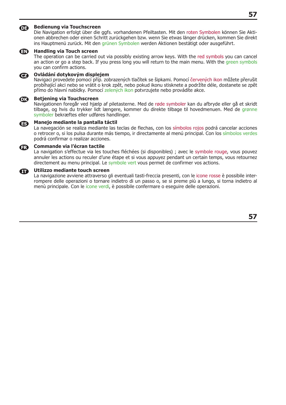 BURY CC 9068 APP USER Manual User Manual | Page 57 / 65