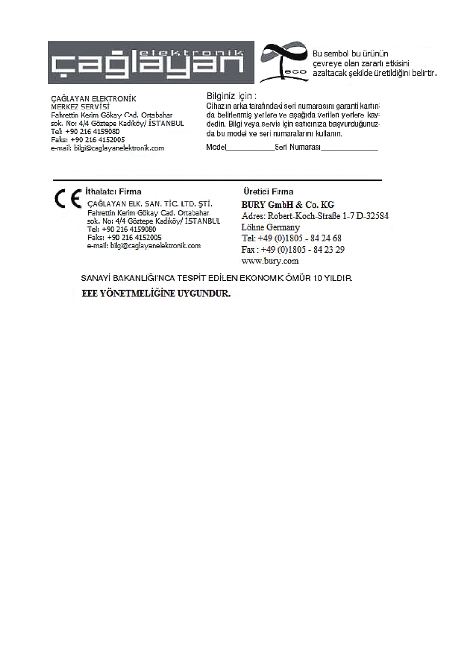BURY CC 9068 APP USER Manual User Manual | Page 64 / 65