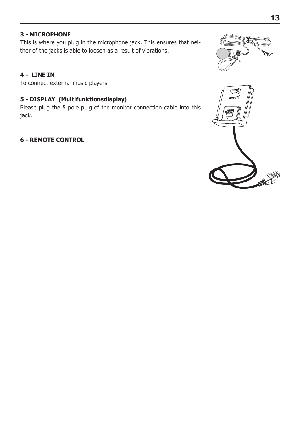 BURY CC 9068 USER Manual User Manual | Page 13 / 37