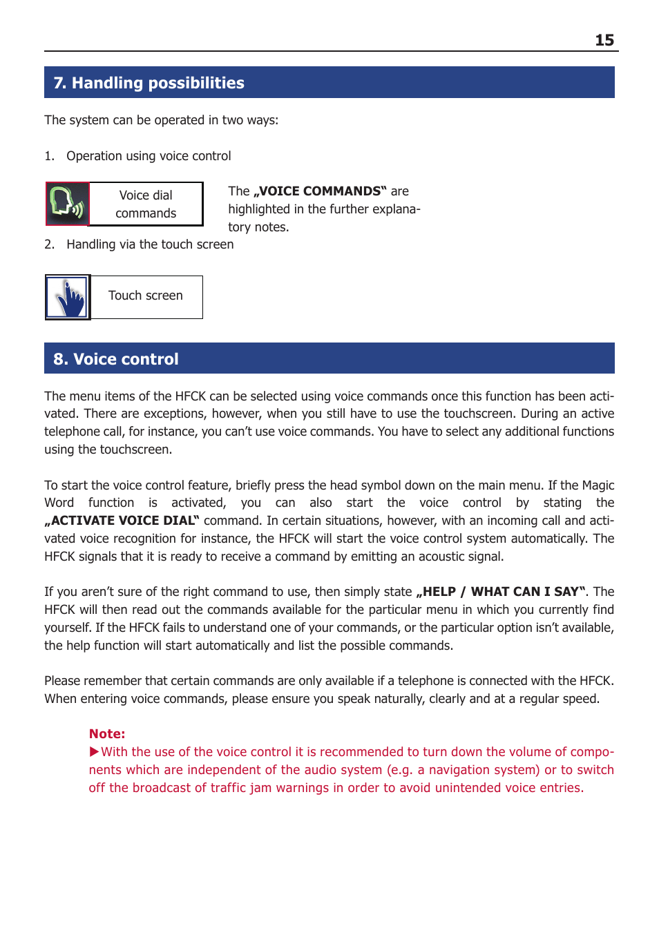 BURY CC 9068 USER Manual User Manual | Page 15 / 37