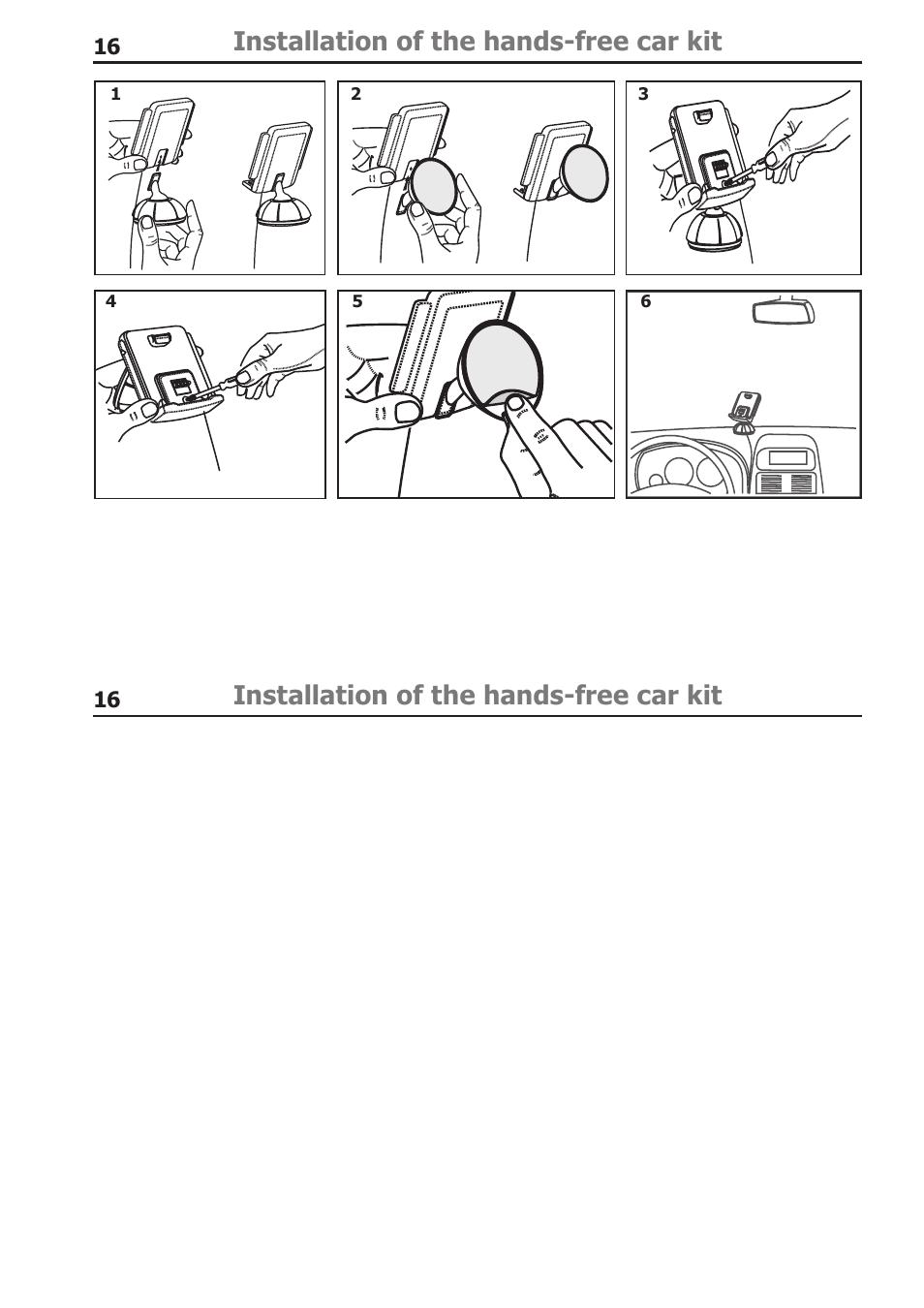 Installation of the hands-free car kit | BURY CC 9058 USER Manual User Manual | Page 16 / 78