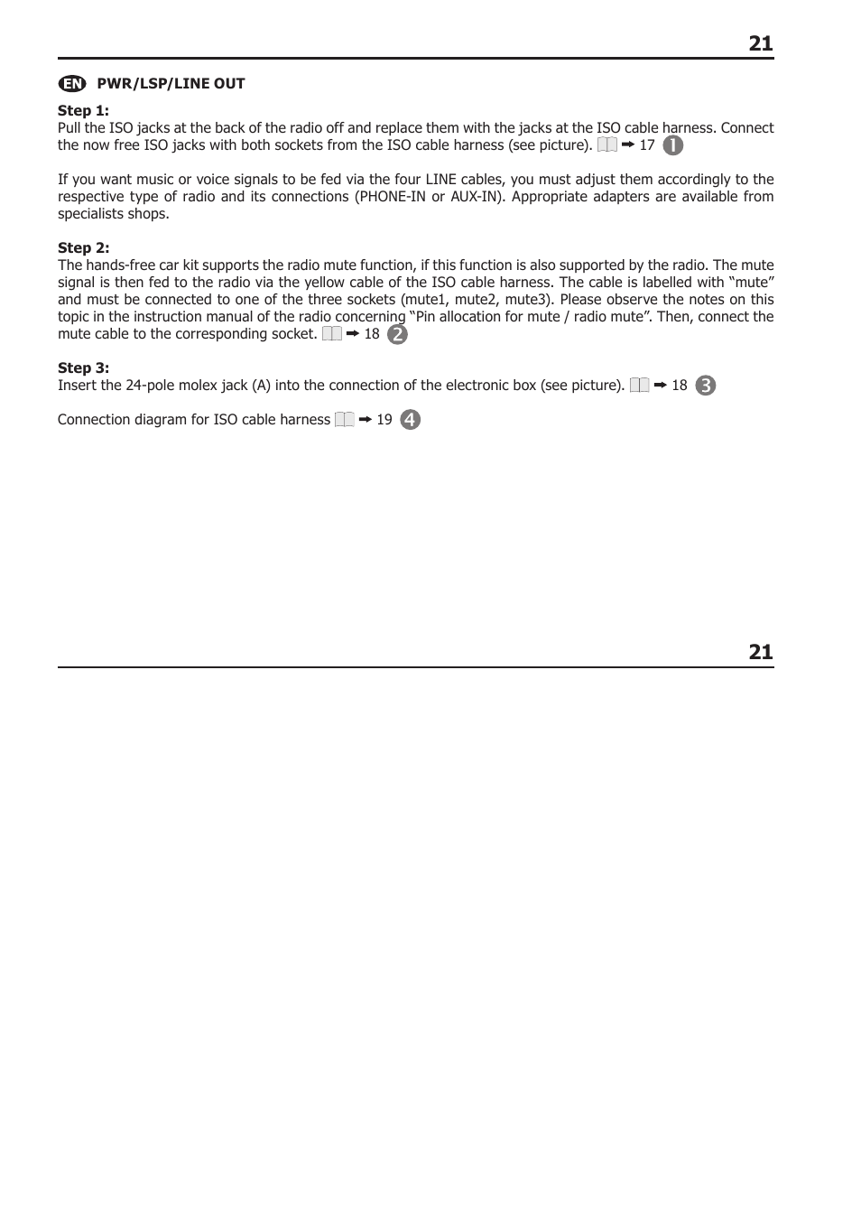 BURY CC 9058 USER Manual User Manual | Page 21 / 78