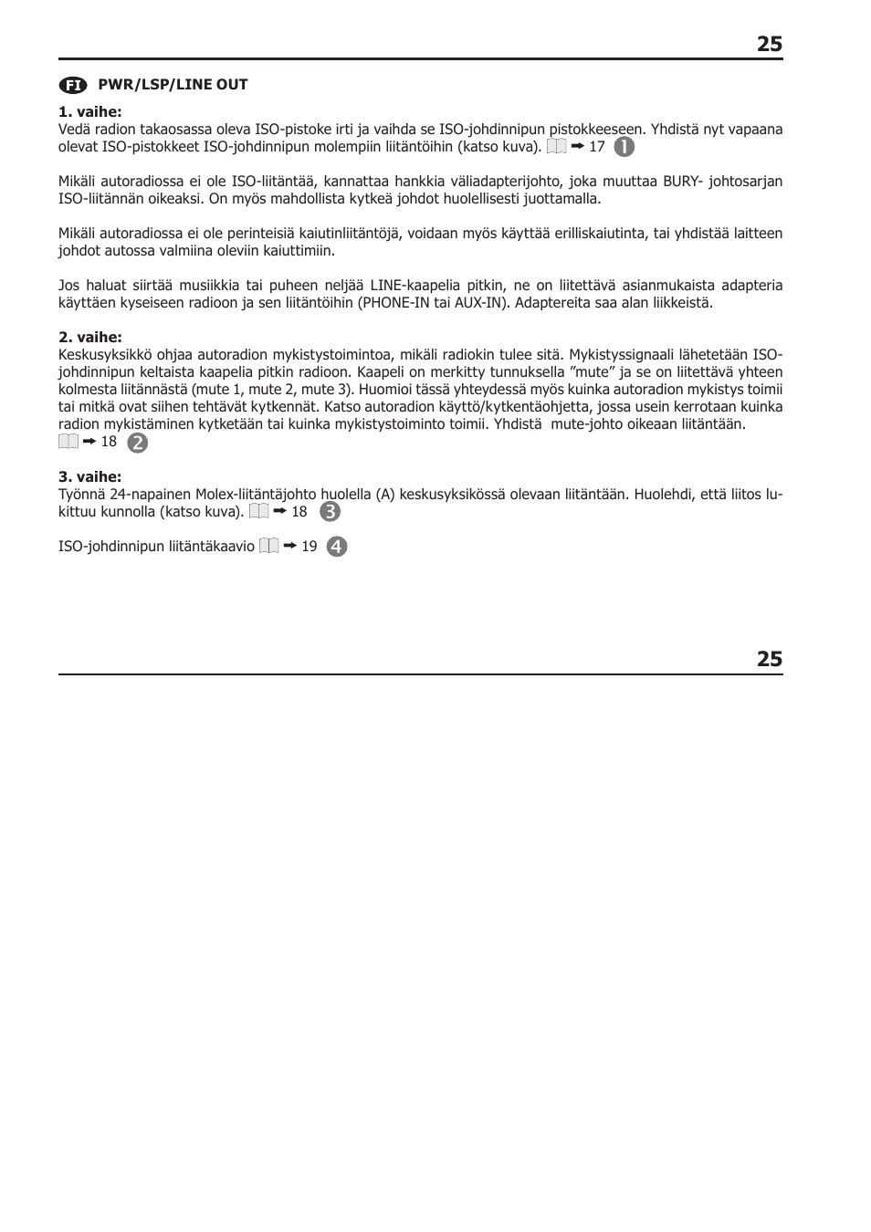 BURY CC 9058 USER Manual User Manual | Page 25 / 78
