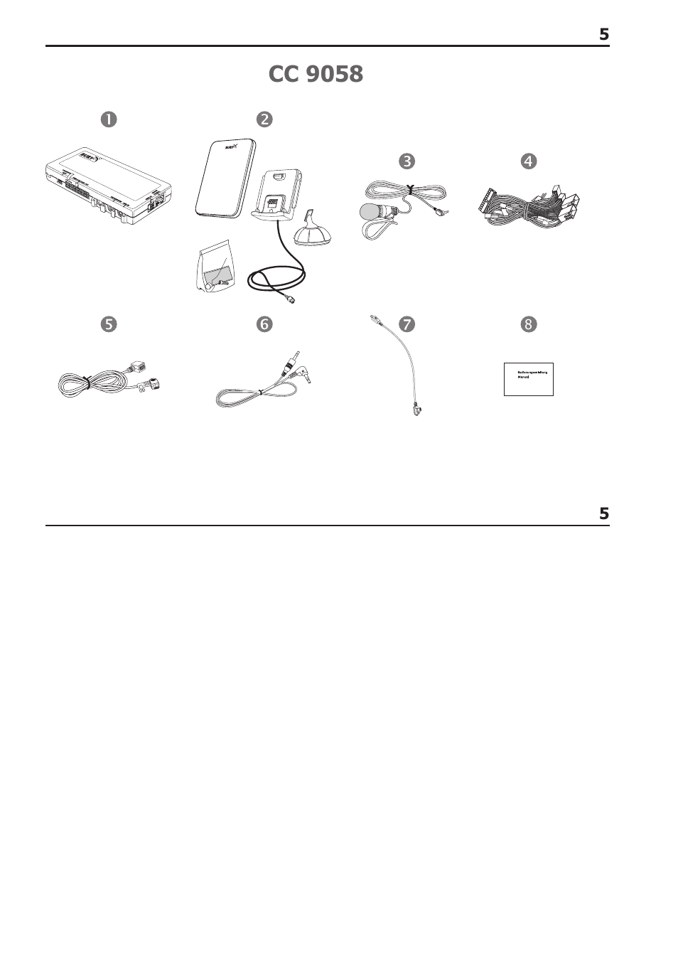 Cc 9058 | BURY CC 9058 USER Manual User Manual | Page 5 / 78
