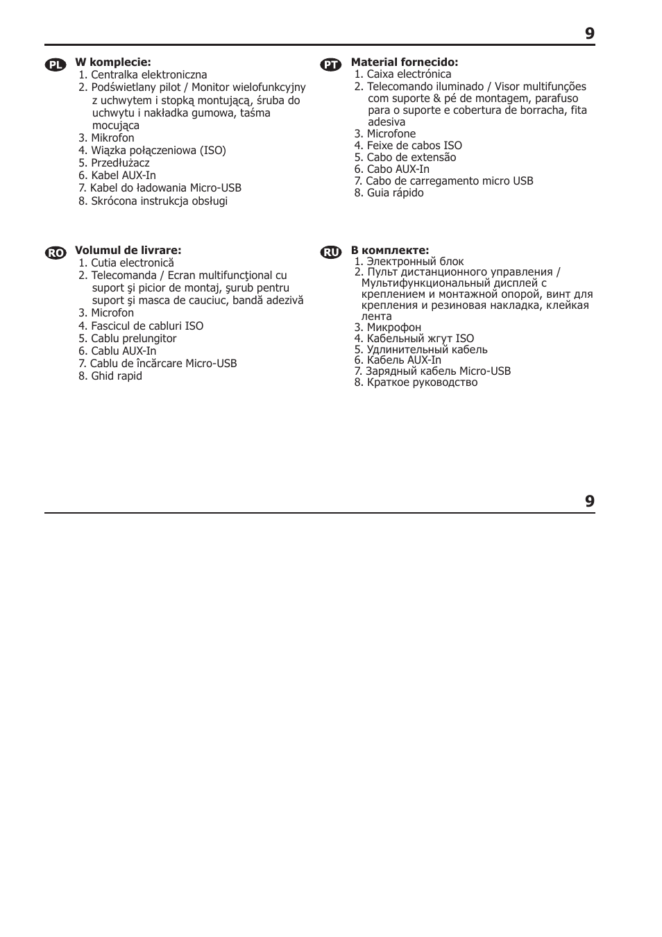 BURY CC 9058 USER Manual User Manual | Page 9 / 78