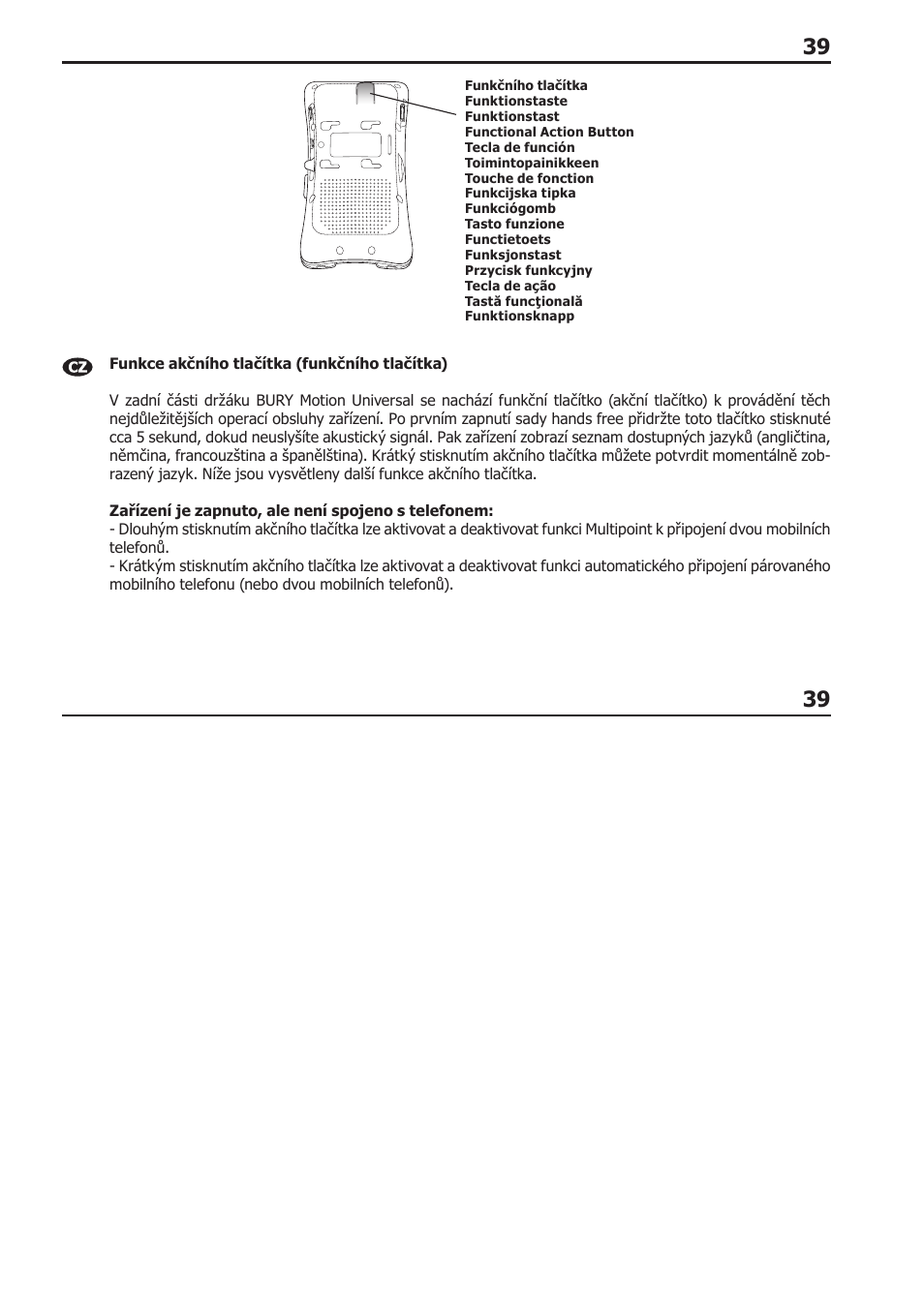 BURY Motion Universal User Manual | Page 39 / 63