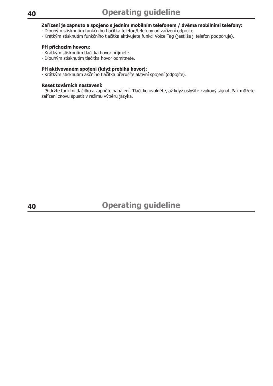 Operating guideline | BURY Motion Universal User Manual | Page 40 / 63