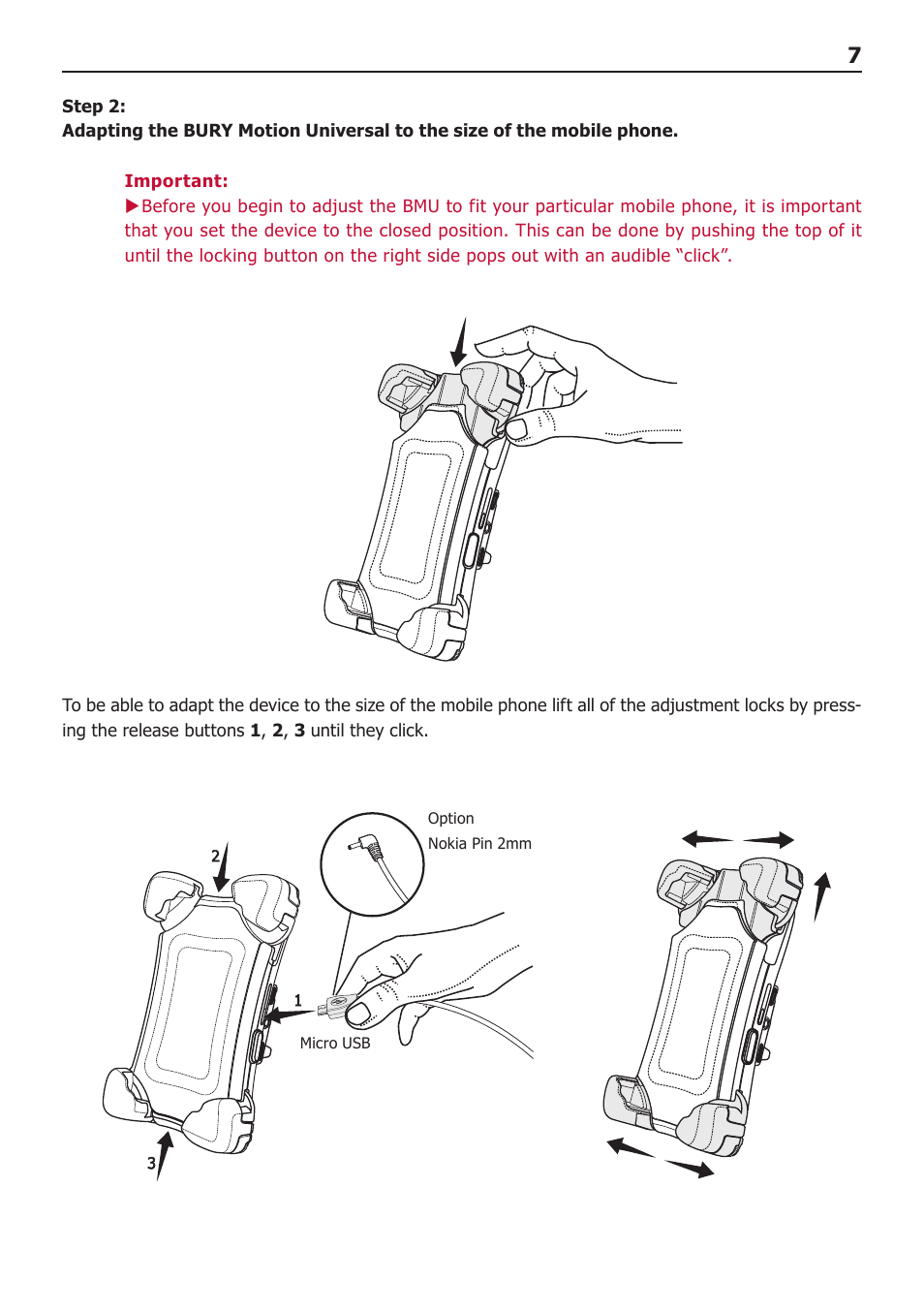 BURY Motion Universal User Manual | Page 7 / 19