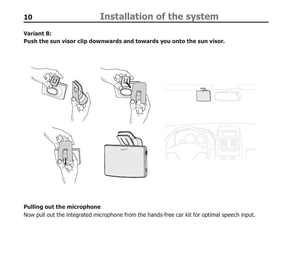 Installation of the system | BURY EasyTouch Pro User Manual | Page 10 / 35