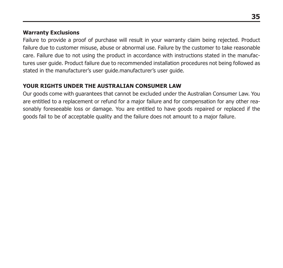 BURY EasyTouch Pro User Manual | Page 35 / 35