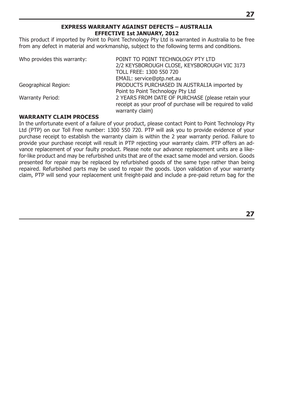 BURY Cradle Universal for Smartphones User Manual | Page 27 / 30