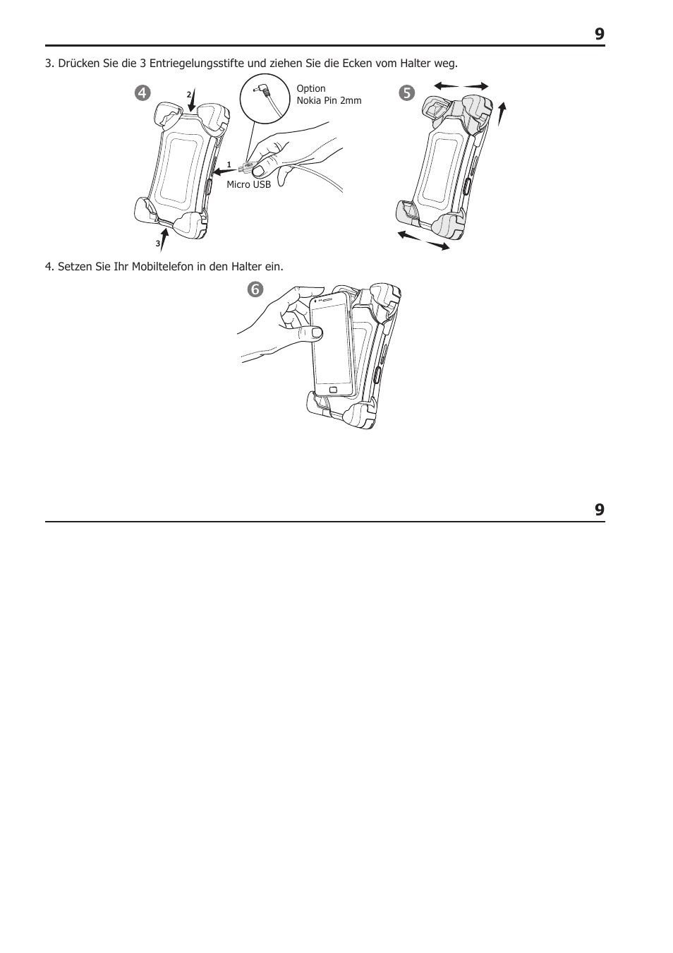 BURY Cradle Universal for Smartphones User Manual | Page 9 / 30