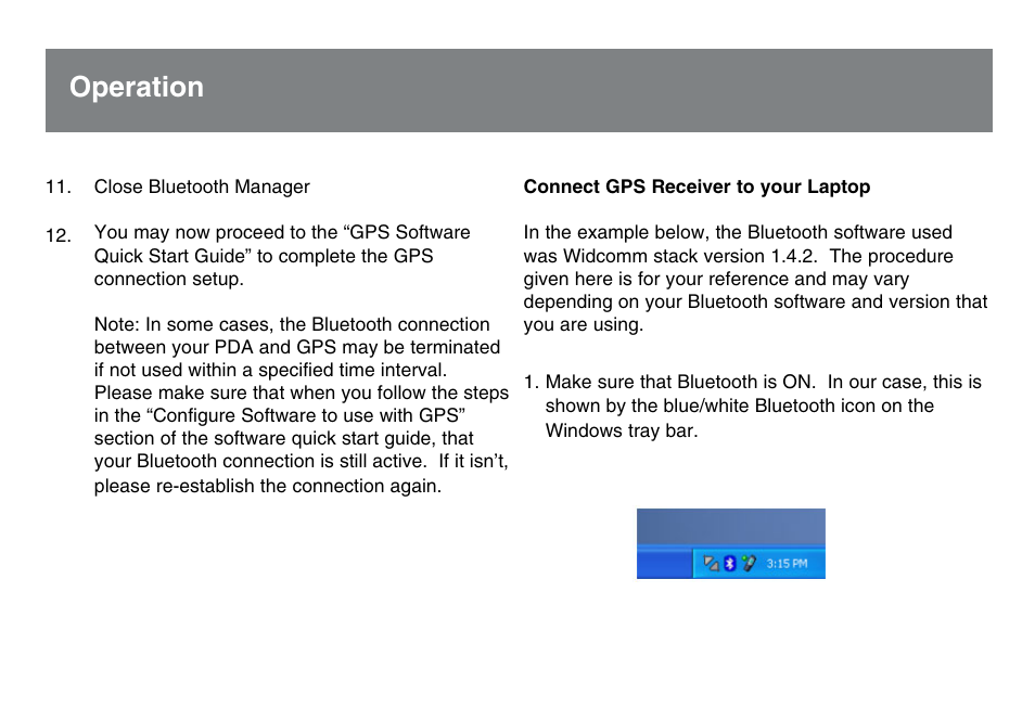 Operation | IOGear GBGPS201 User Manual | Page 16 / 21