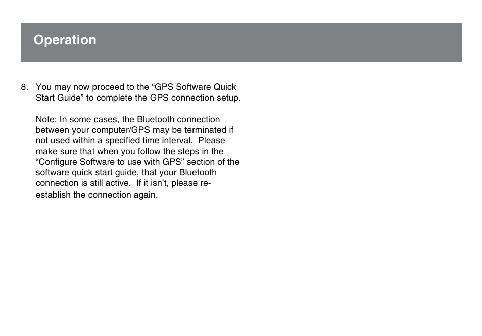 Operation | IOGear GBGPS201 User Manual | Page 20 / 21