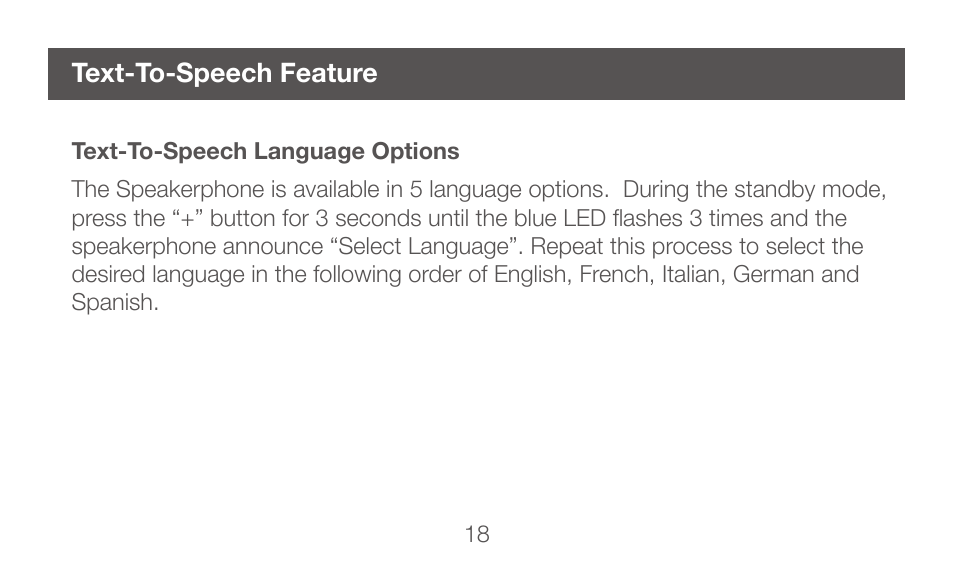 Text-to-speech feature | IOGear GBHFK331 User Manual | Page 18 / 36