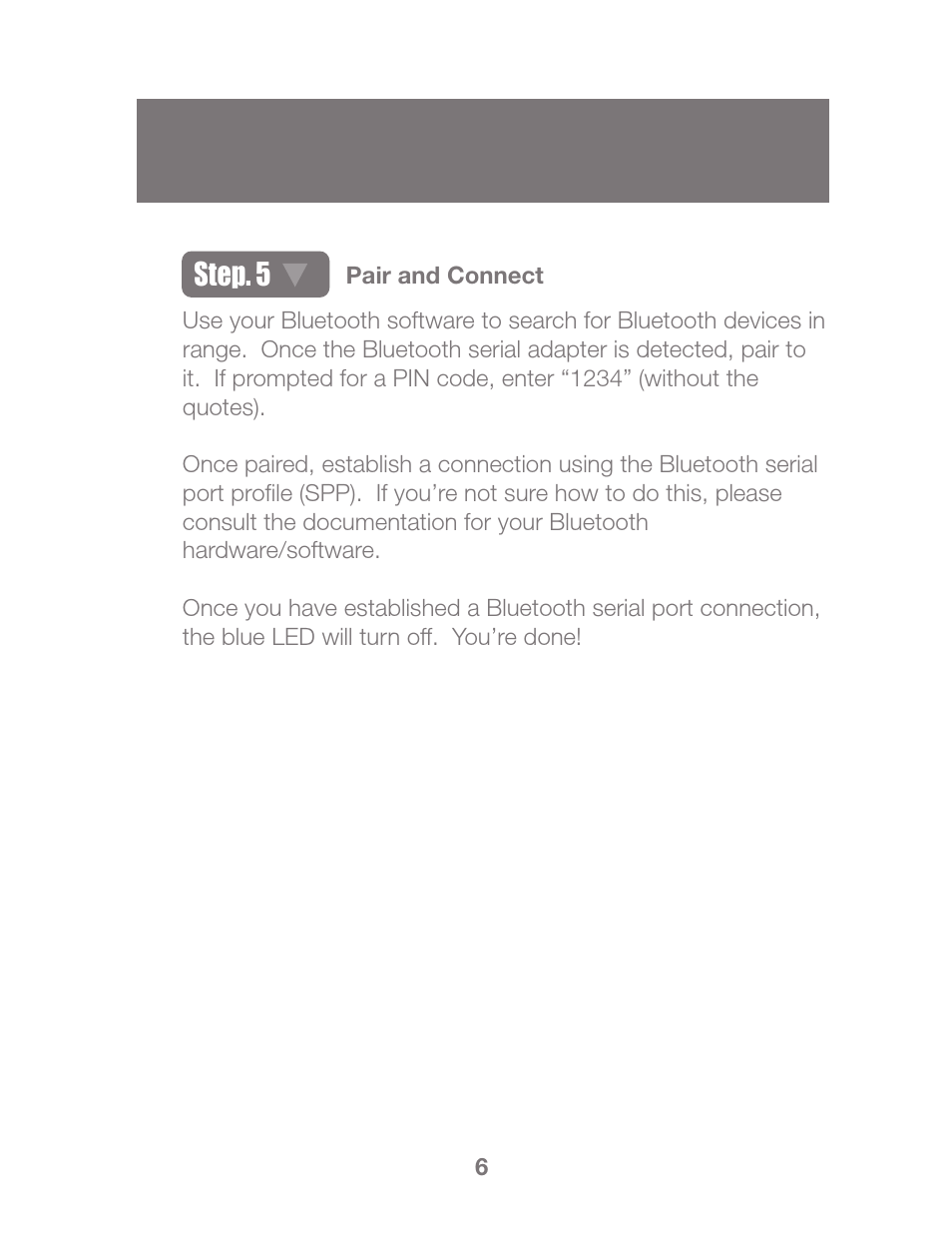 Step. 5 | IOGear GBS301 Quick Start User Manual | Page 8 / 16
