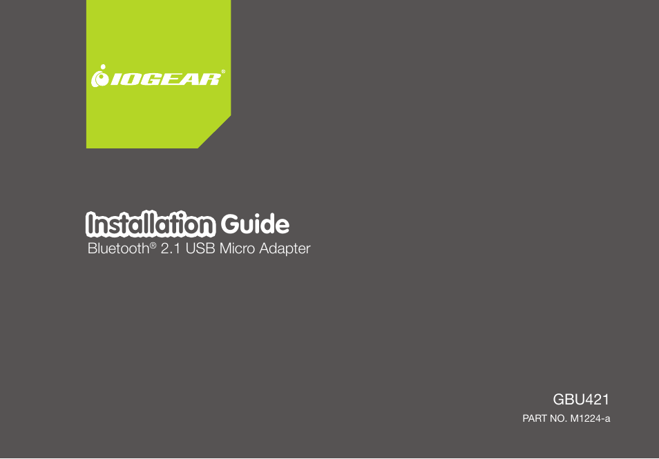 IOGear GBU421WM User Manual | 74 pages