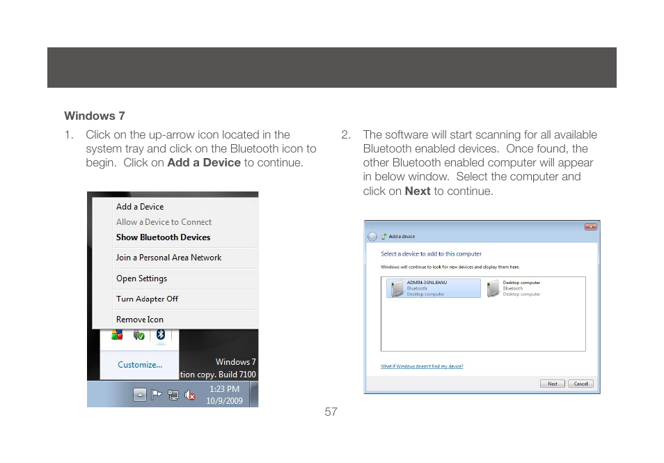 Windows 7 | IOGear GBU421WM User Manual | Page 57 / 74