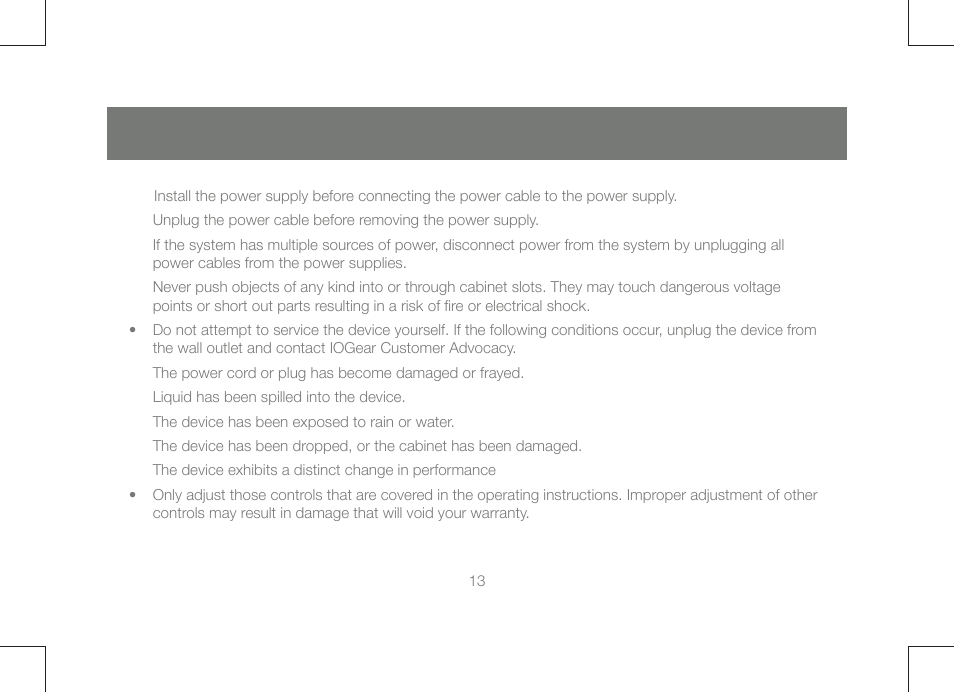 IOGear GCE250 User Manual | Page 13 / 44