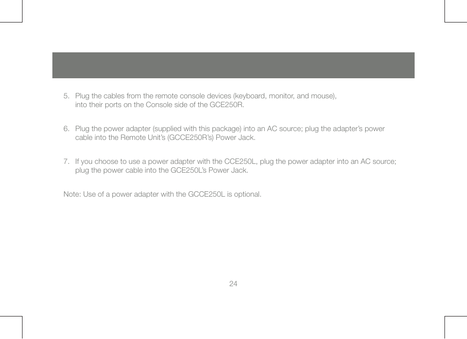 IOGear GCE250 User Manual | Page 24 / 44