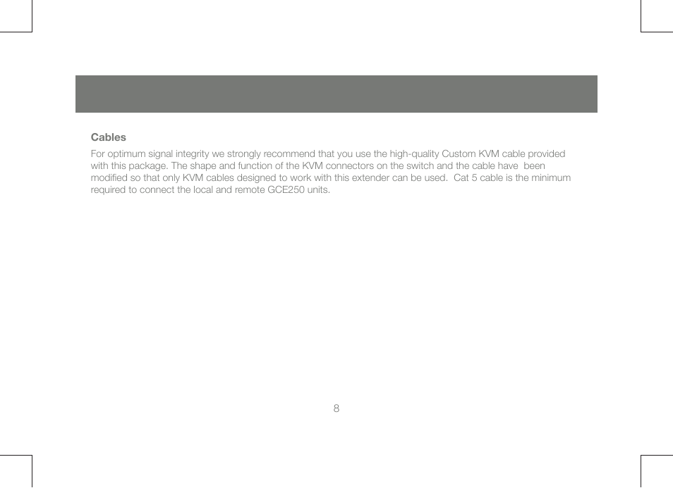 IOGear GCE250 User Manual | Page 8 / 44