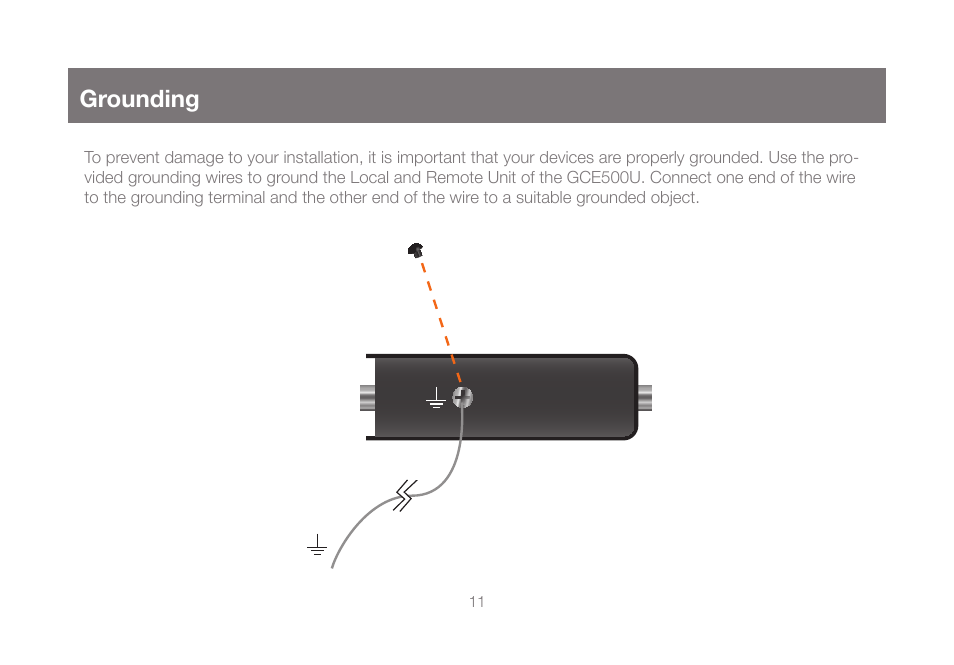 Grounding | IOGear GCE500U User Manual | Page 11 / 28