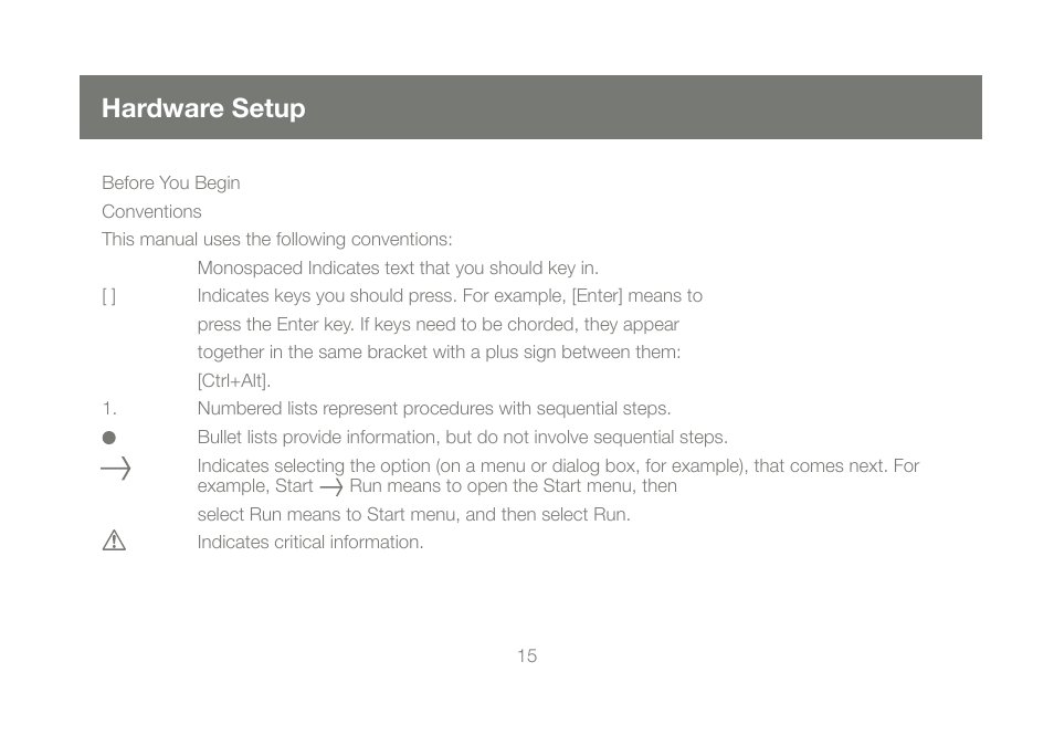 Hardware setup | IOGear GCE800W6 User Manual | Page 15 / 66