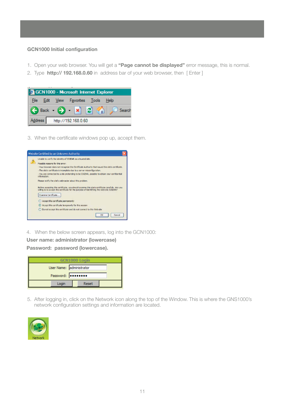 IOGear GCN1000 User Manual | Page 11 / 48