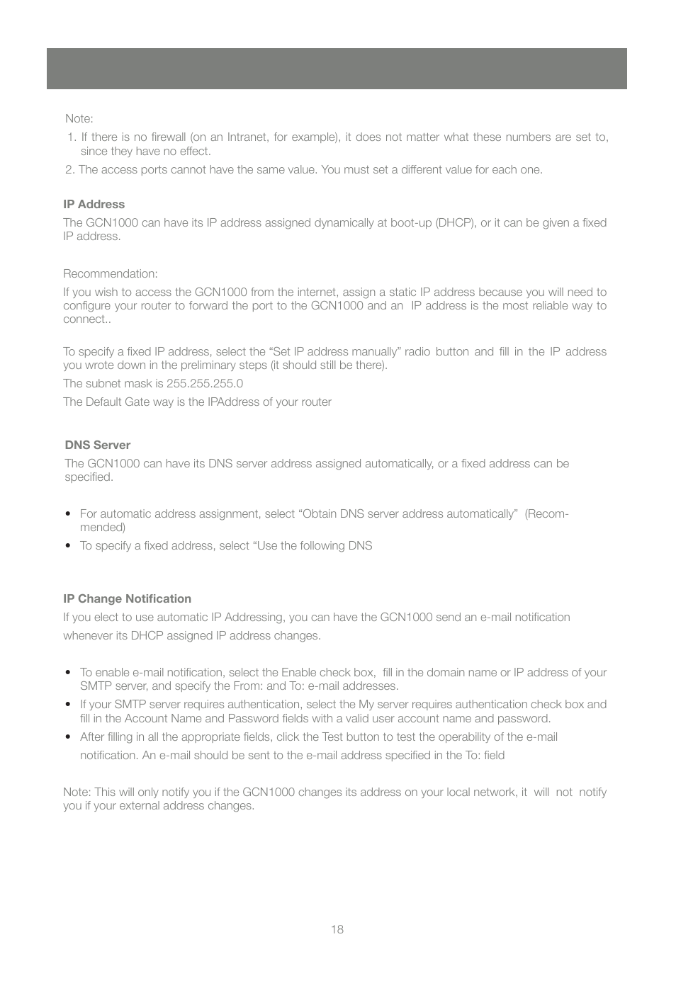 IOGear GCN1000 User Manual | Page 18 / 48