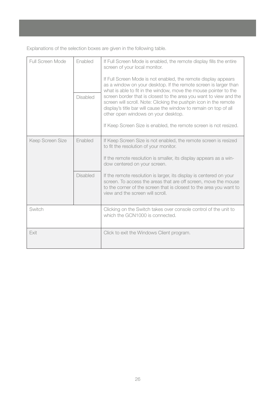 IOGear GCN1000 User Manual | Page 26 / 48