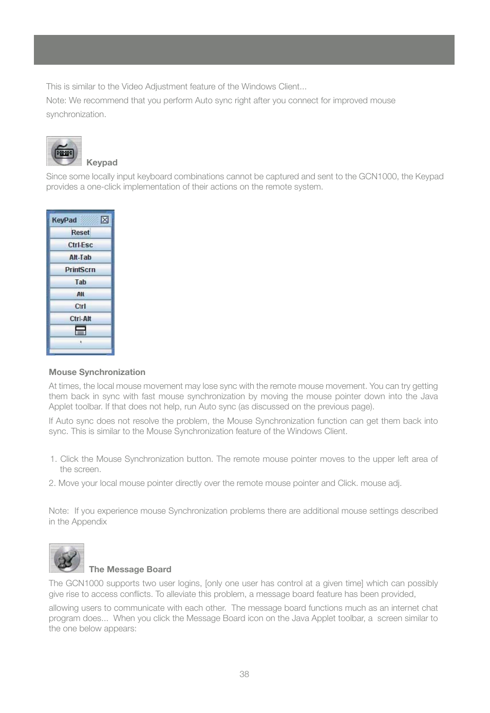 IOGear GCN1000 User Manual | Page 38 / 48