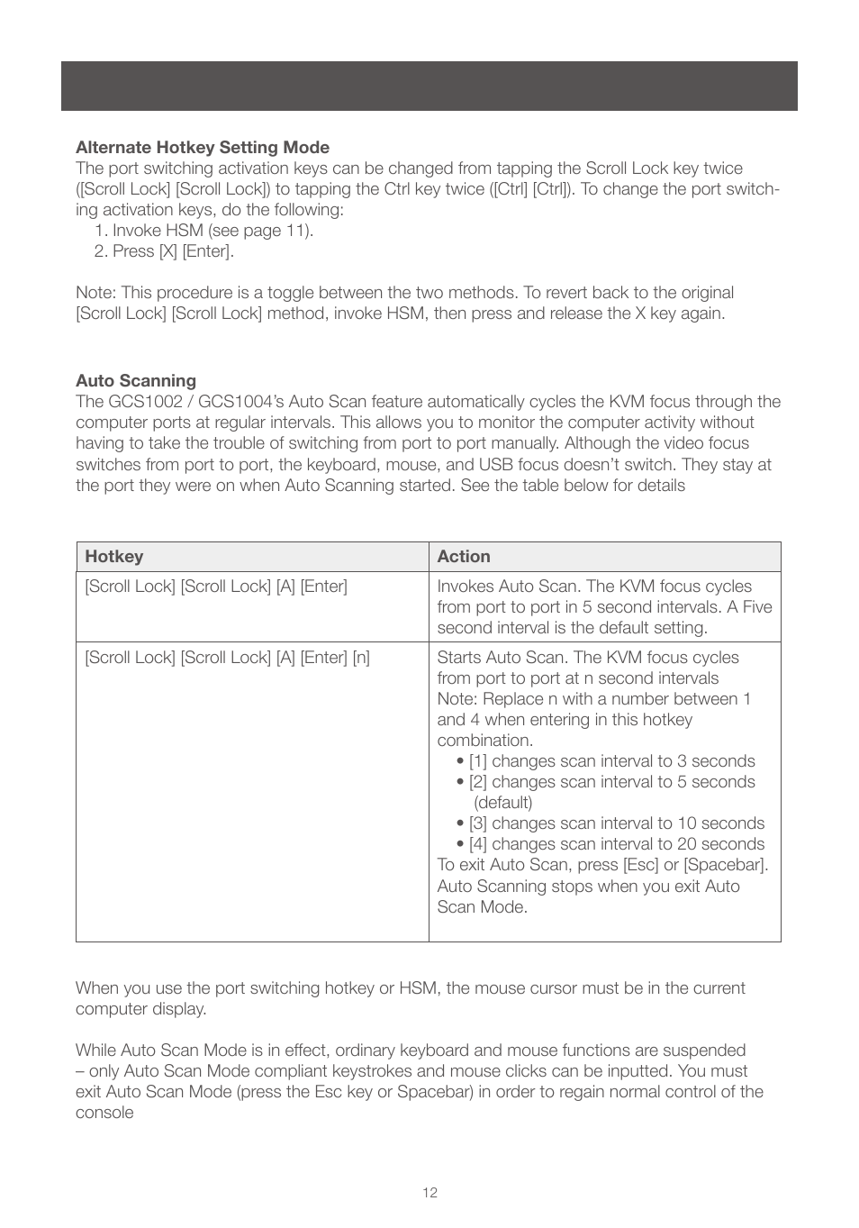 IOGear GCS1004 User Manual | Page 12 / 24