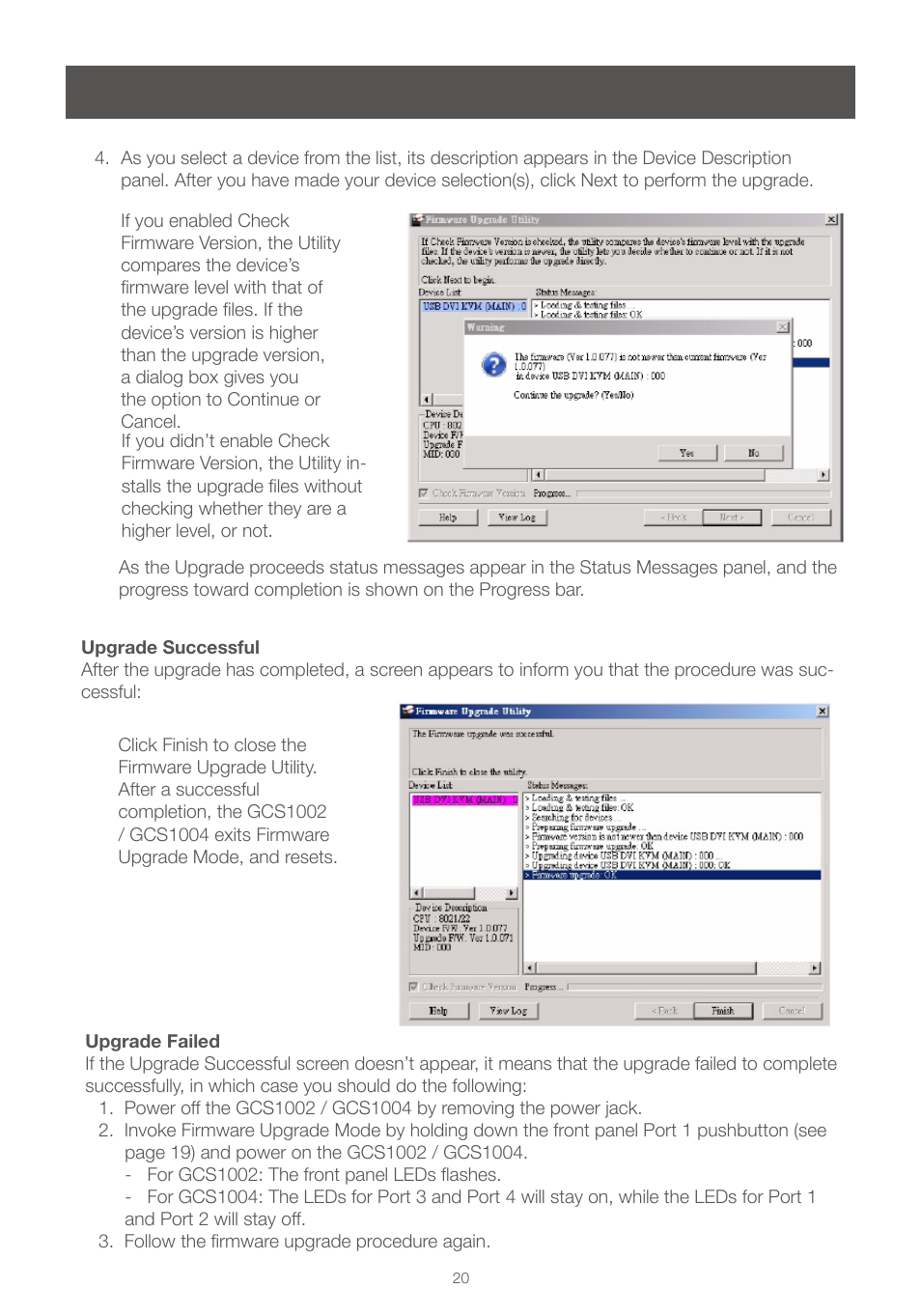 IOGear GCS1004 User Manual | Page 20 / 24