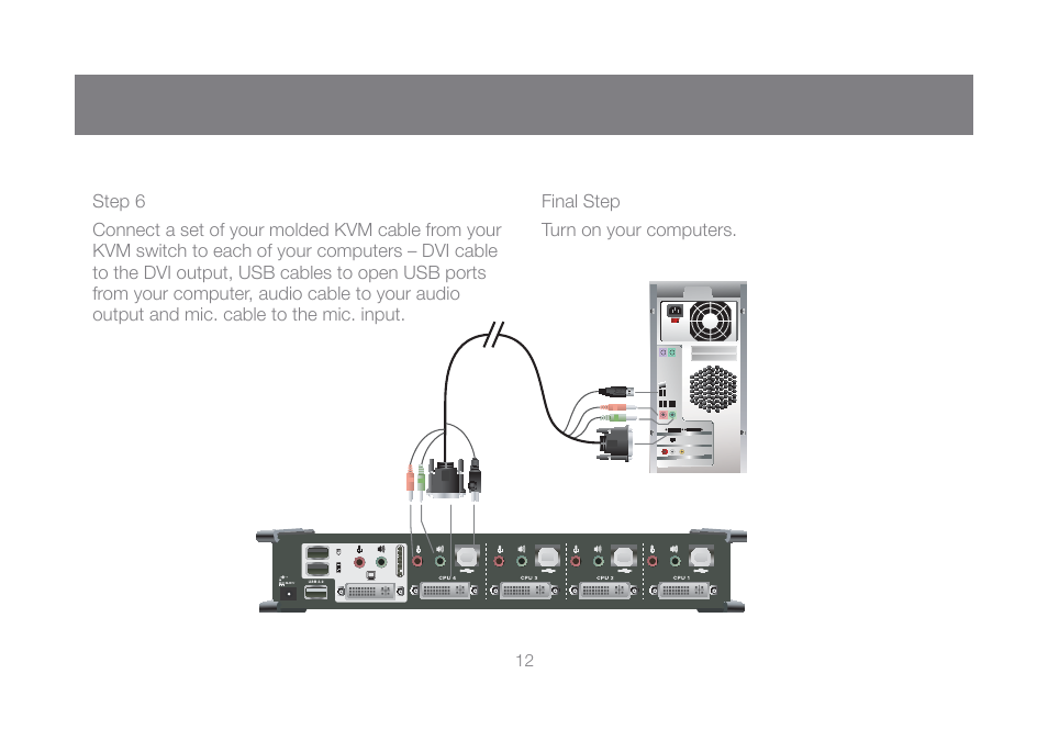 IOGear GCS1104-KM1 Manual User Manual | Page 12 / 38